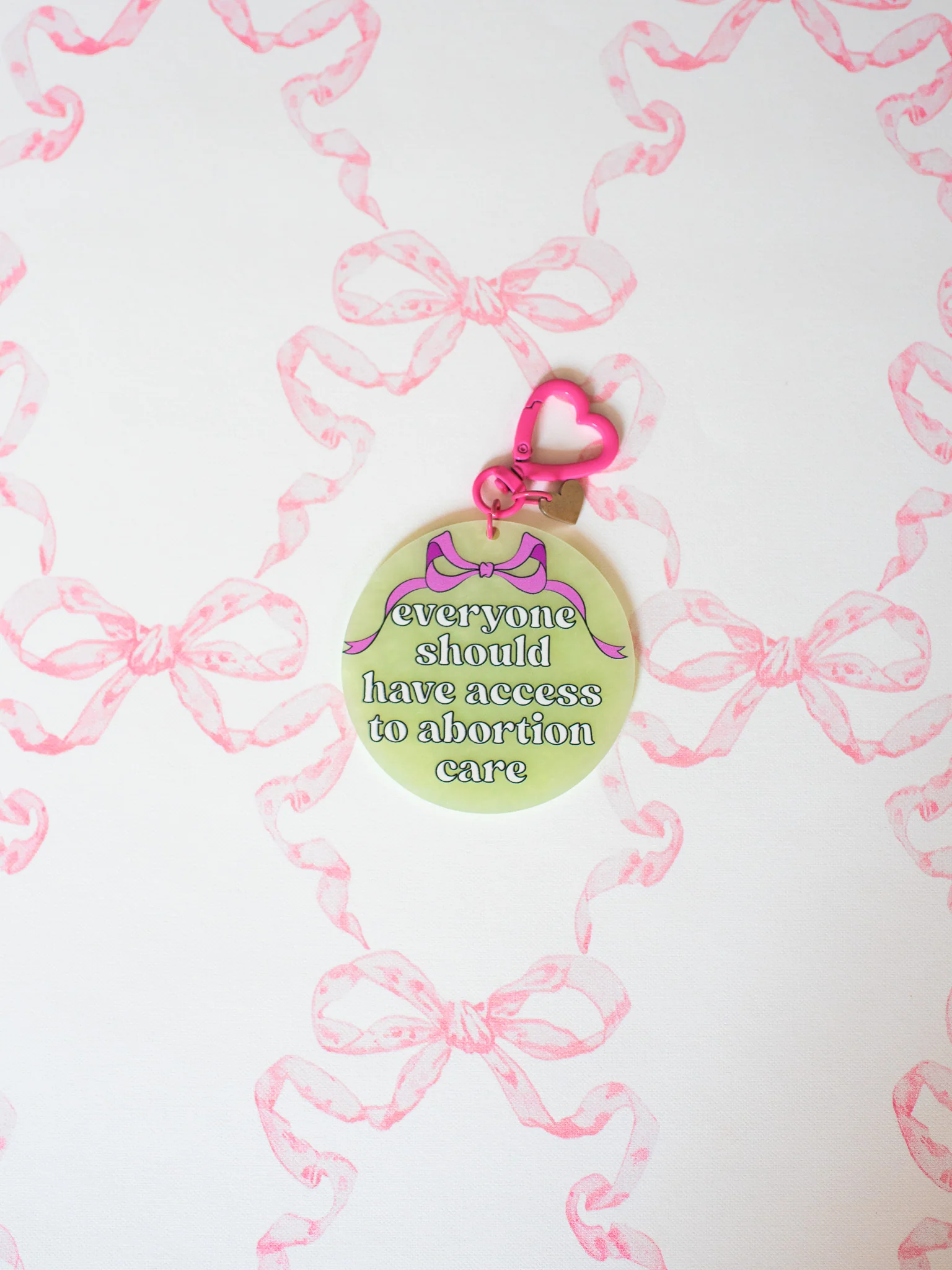 Abortion Access Bow Keychain - Image 5