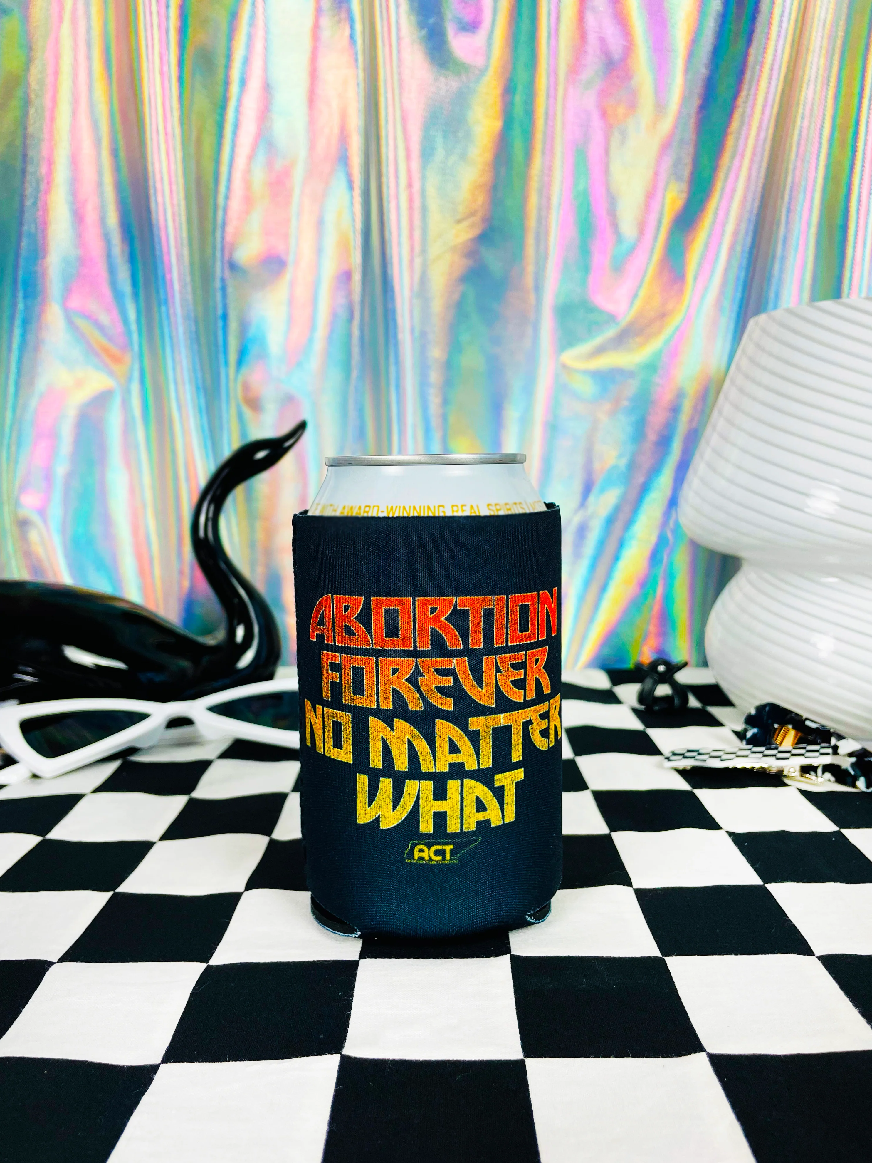 Abortion Forever Metal Koozie - Image 3