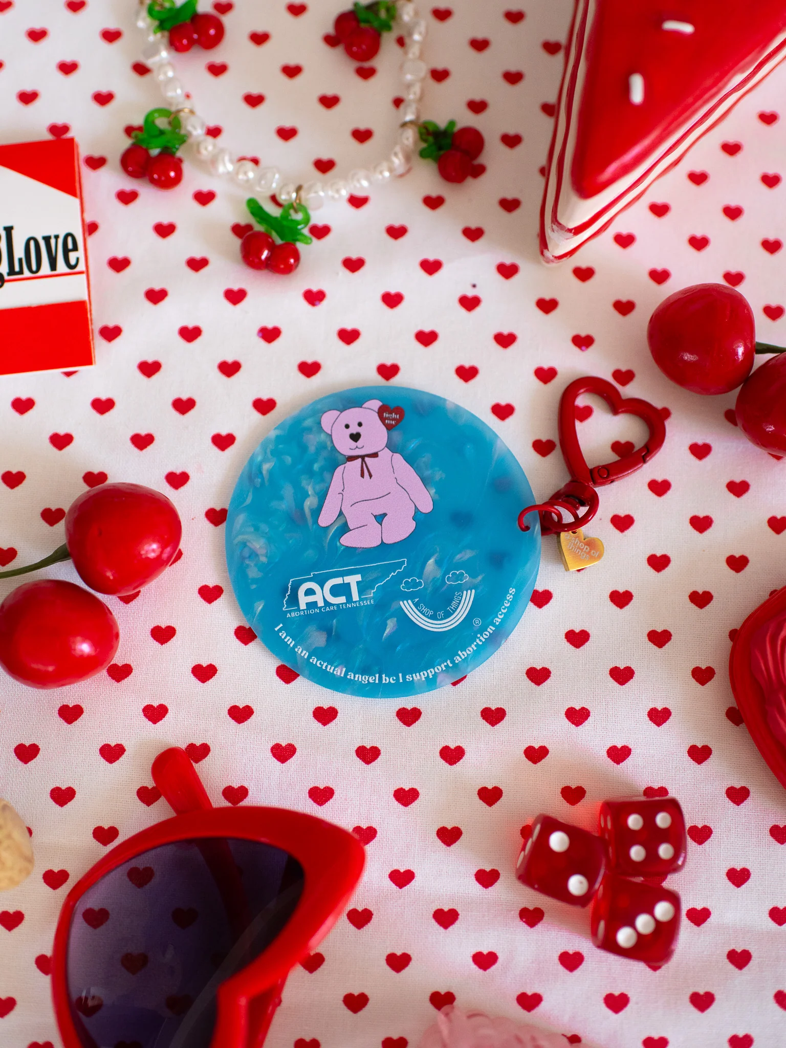 Abortion is Healthcare Keychain - Image 3