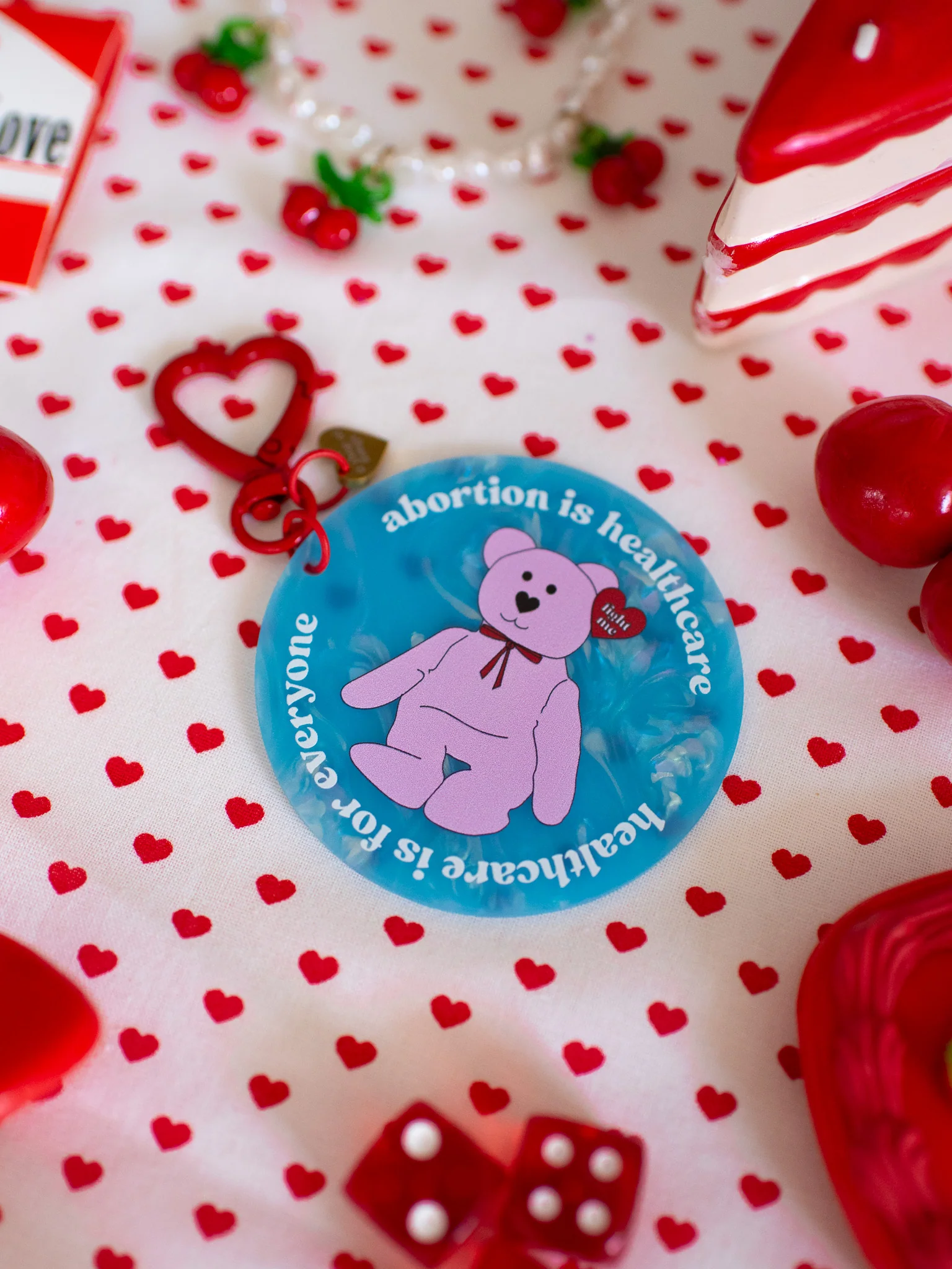 Abortion is Healthcare Keychain - Image 5