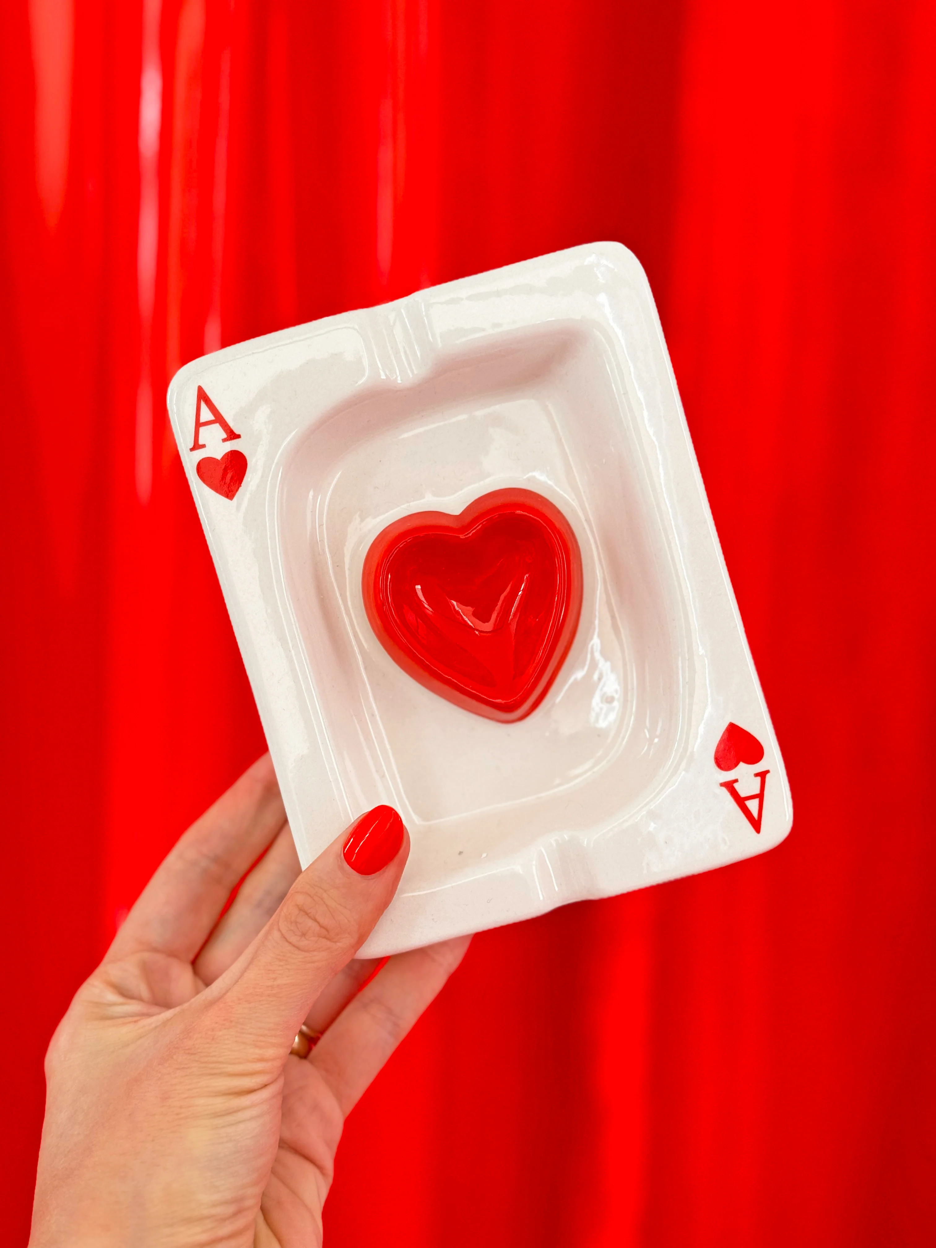 Ace of Hearts ash tray - Image 3