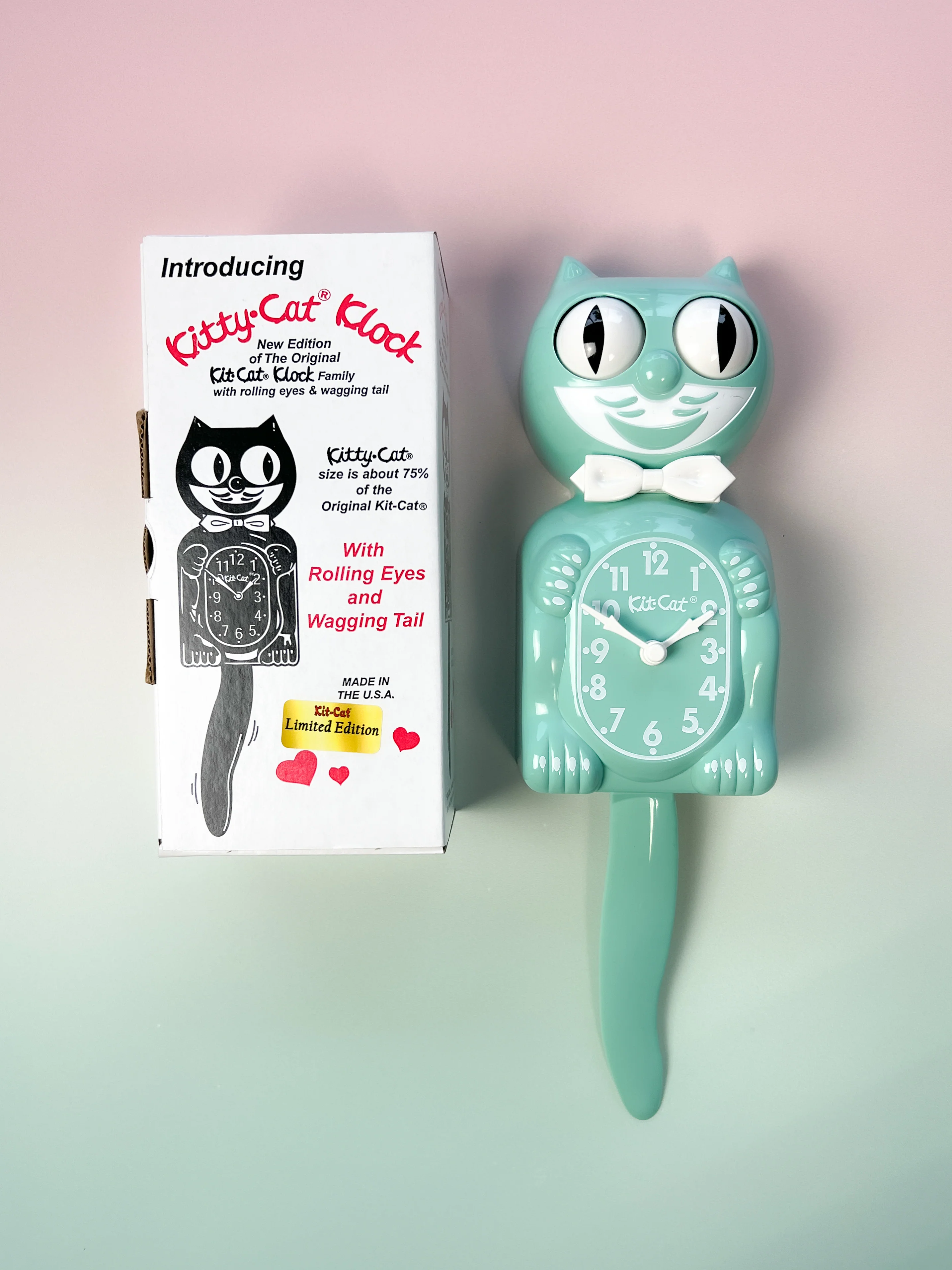 Ocean Waves Kitty-Cat Klock - Image 11