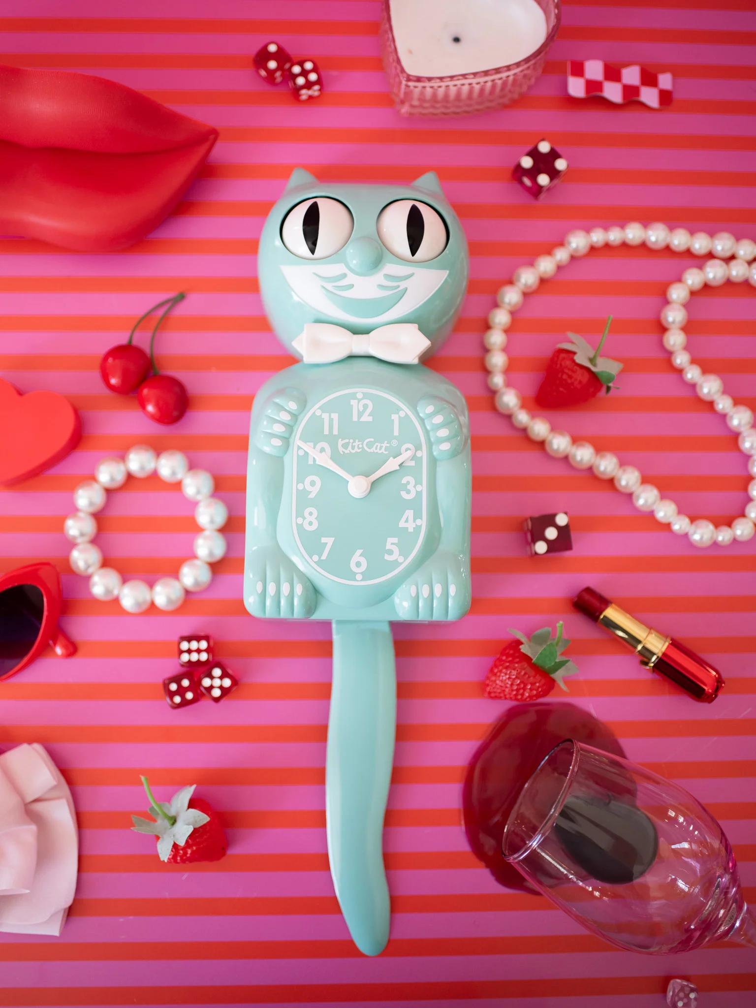 Ocean Waves Kitty-Cat Klock - Image 4