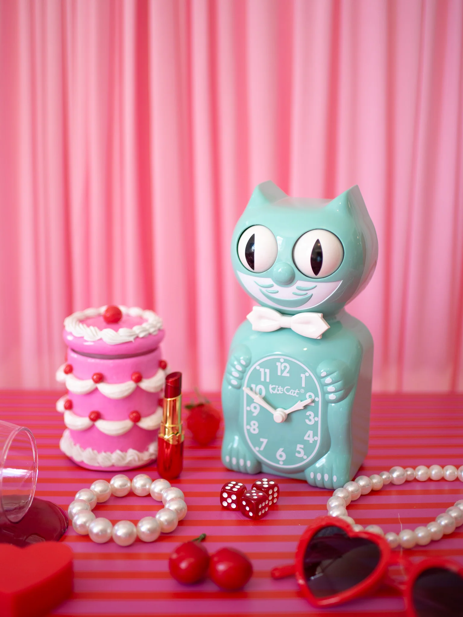 Ocean Waves Kitty-Cat Klock - Image 5