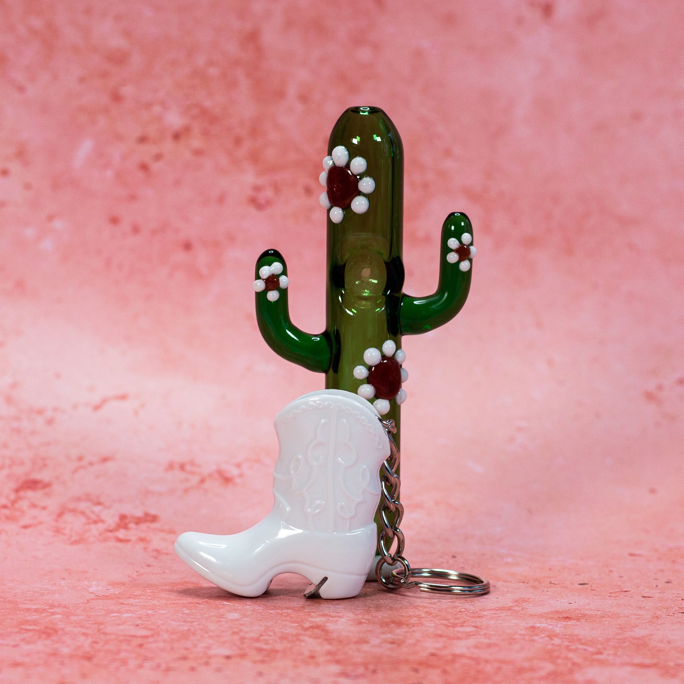 Boot Bottle Opener Keychain- White - Image 7