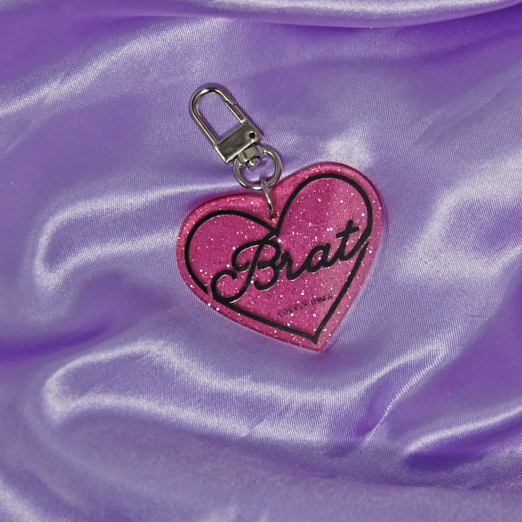 Brat Keychain- Pink - Image 5
