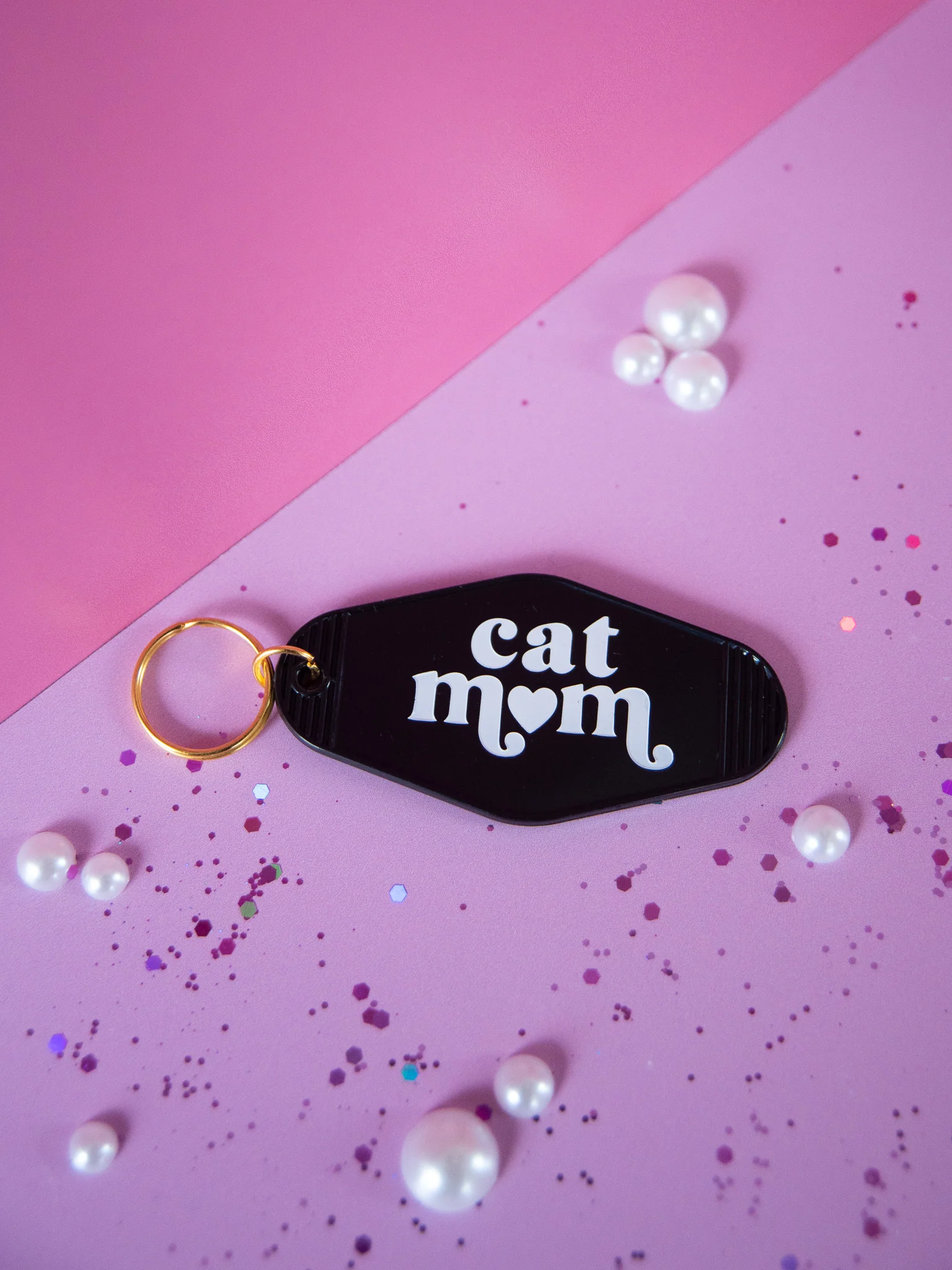 Cat Mom Keychain - Image 3