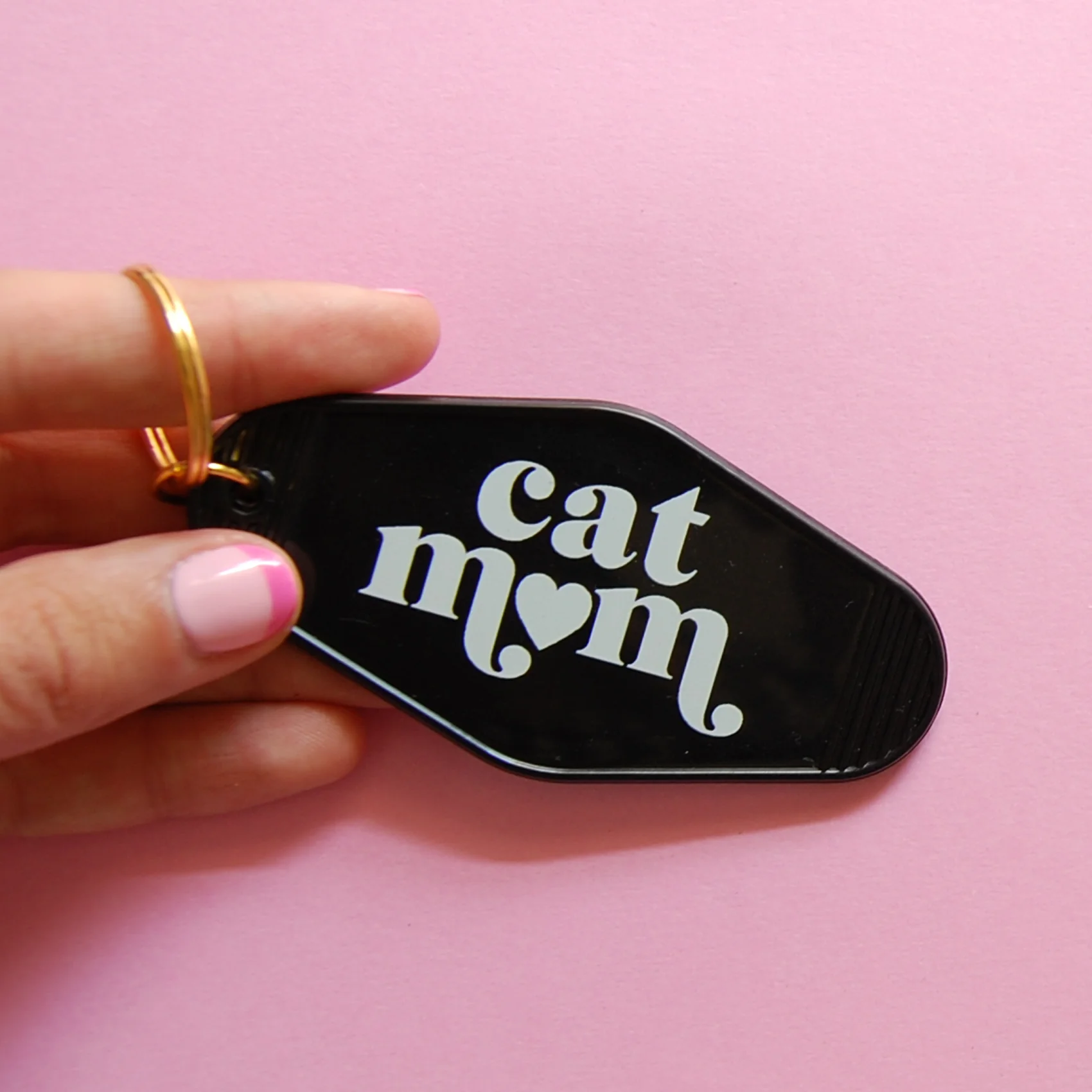 Cat Mom Keychain - Image 4