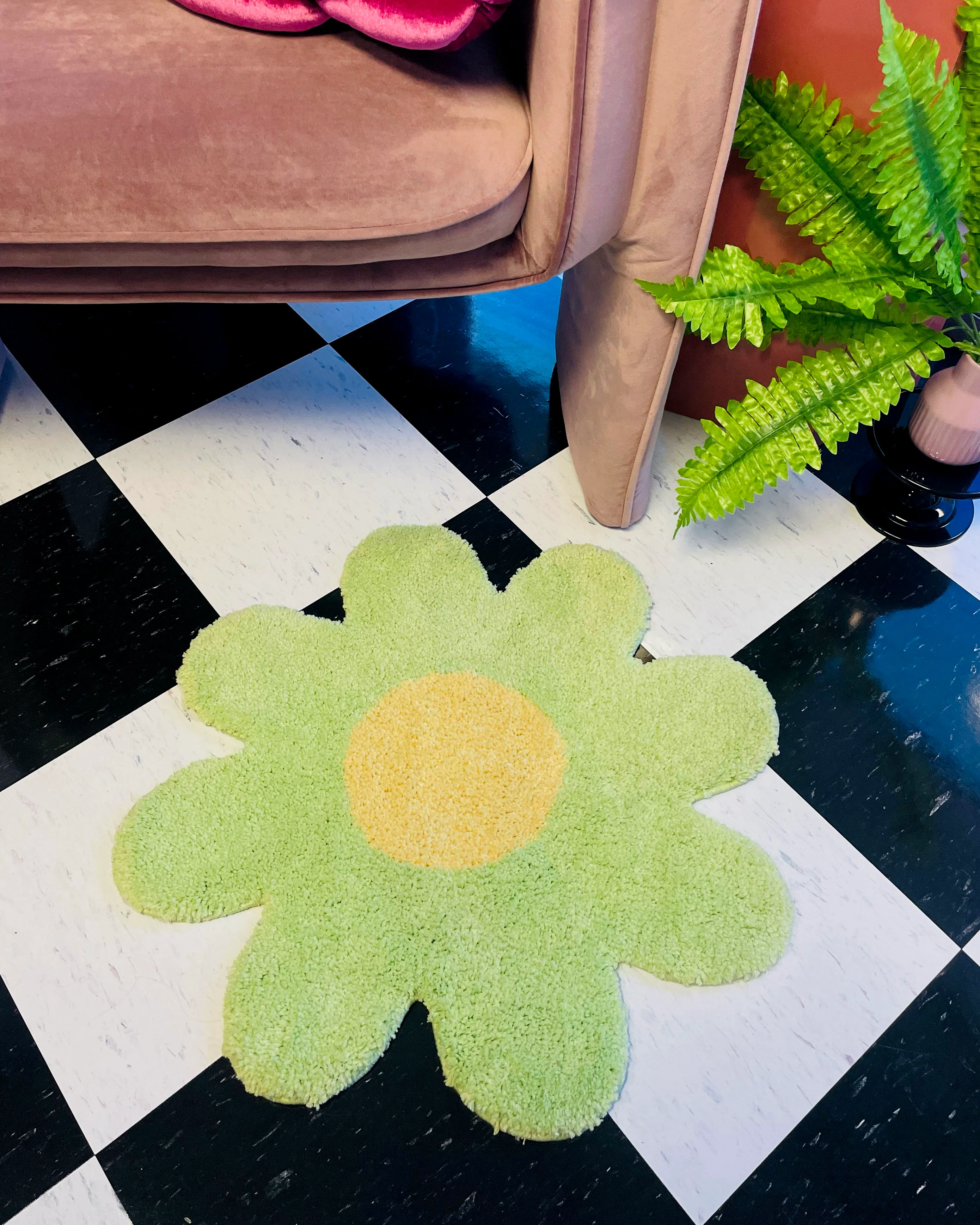 Daisy Rug- Pistachio - Image 6