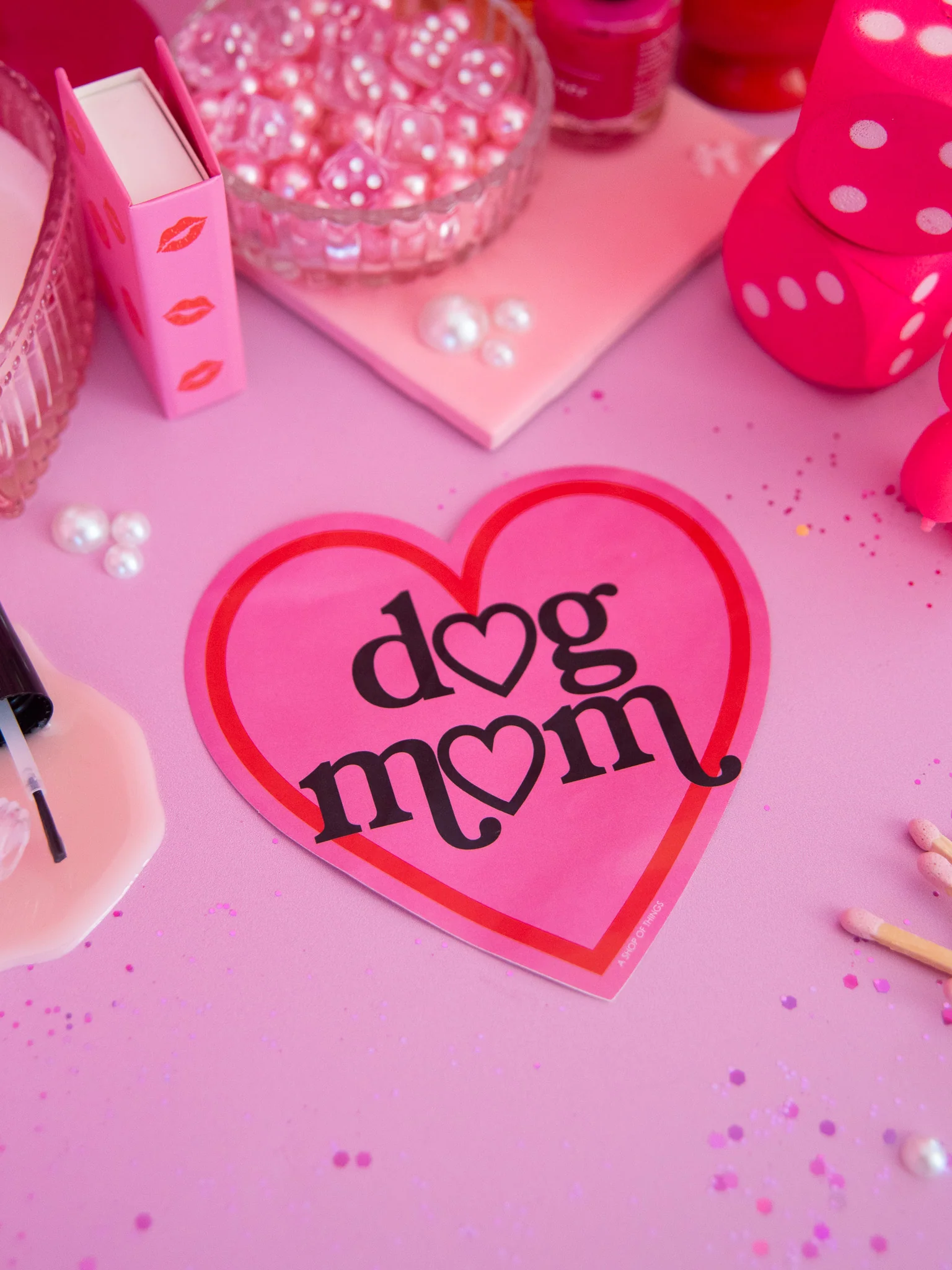 Dog Mom sticker - Image 3