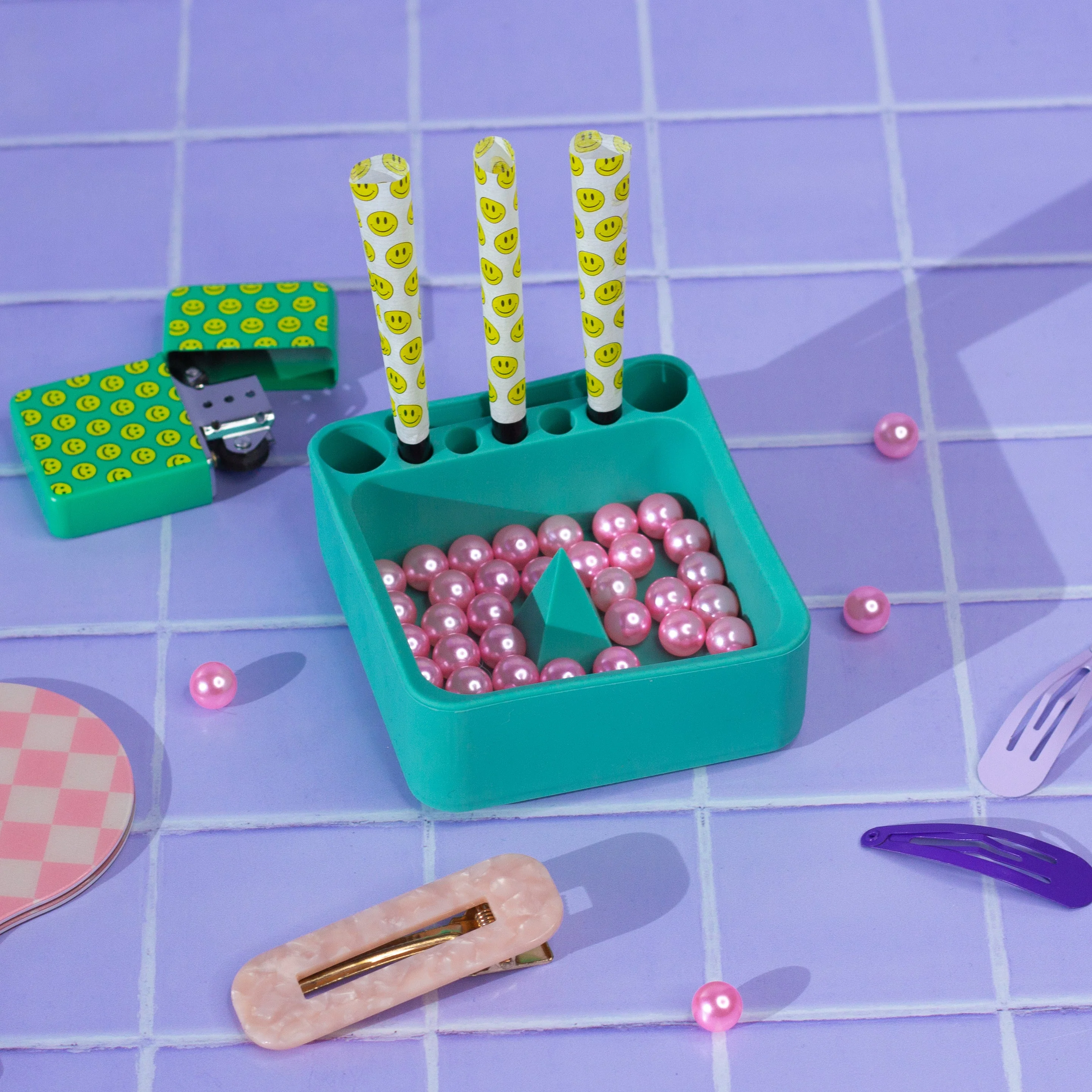 Teal Silicone Debowler Ash Tray - Image 4