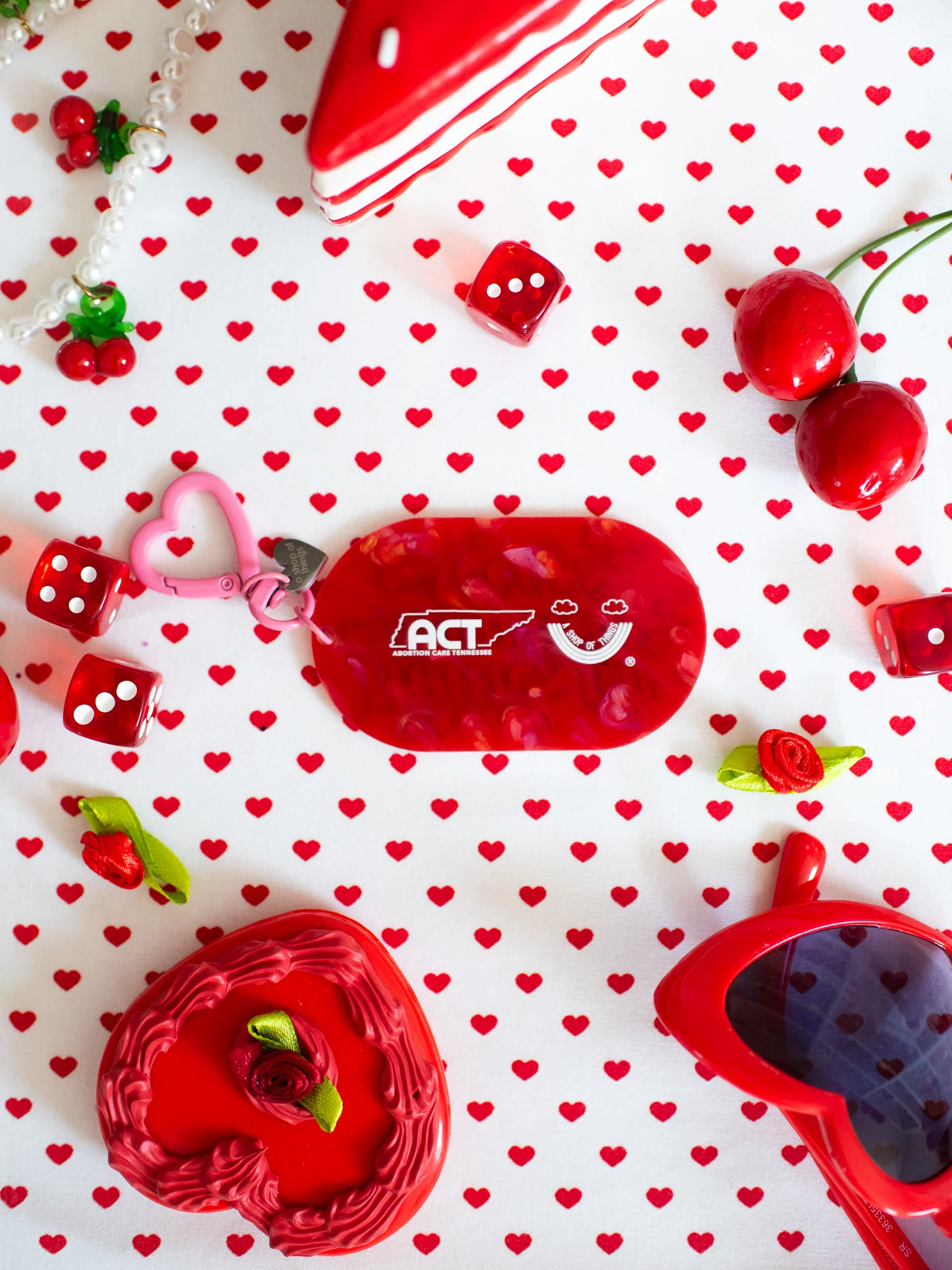 Hotties for Abortion Access Keychain - Image 3