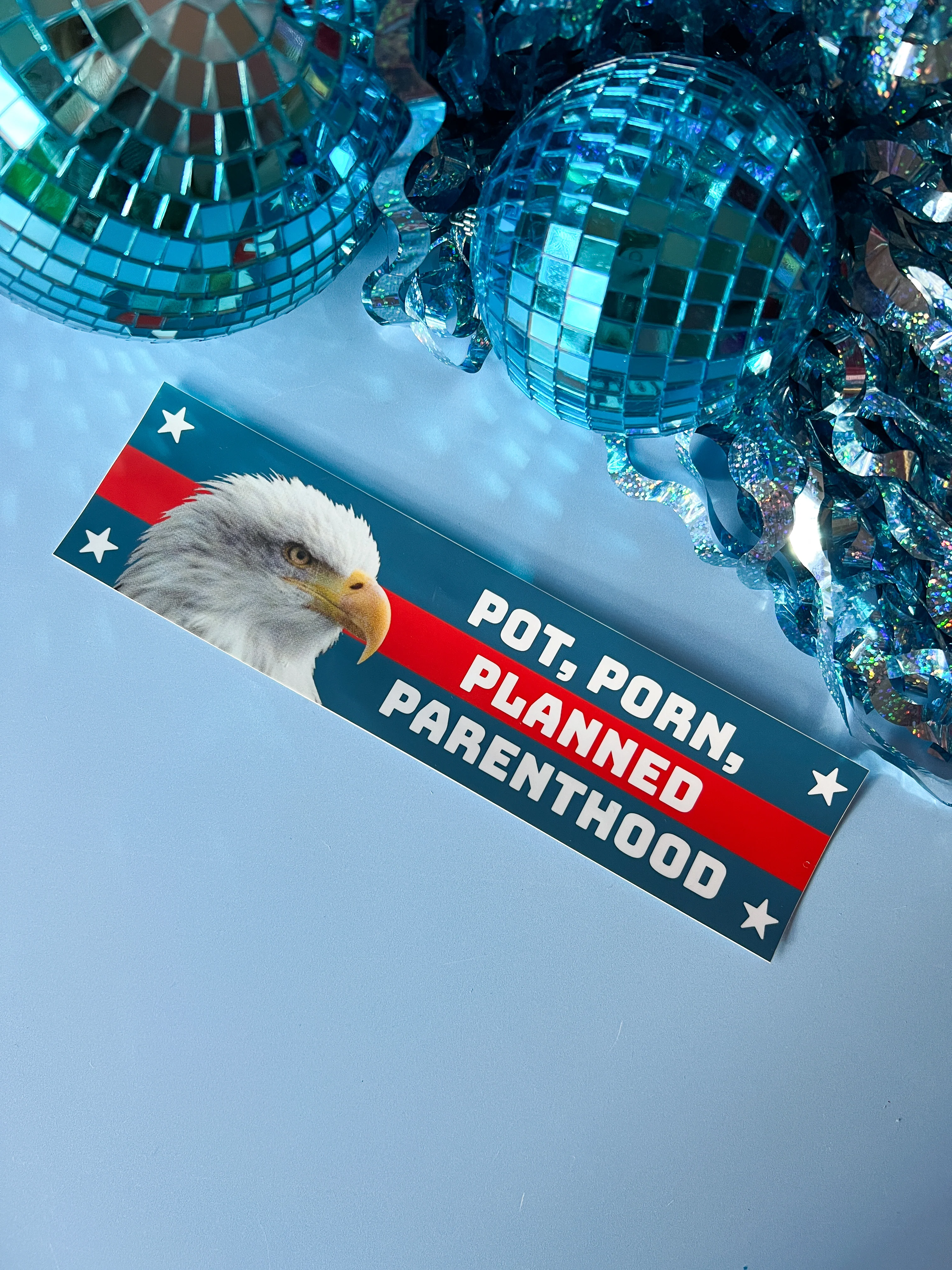 Pot Porn Planned Parenthood Bumper Sticker - Image 3