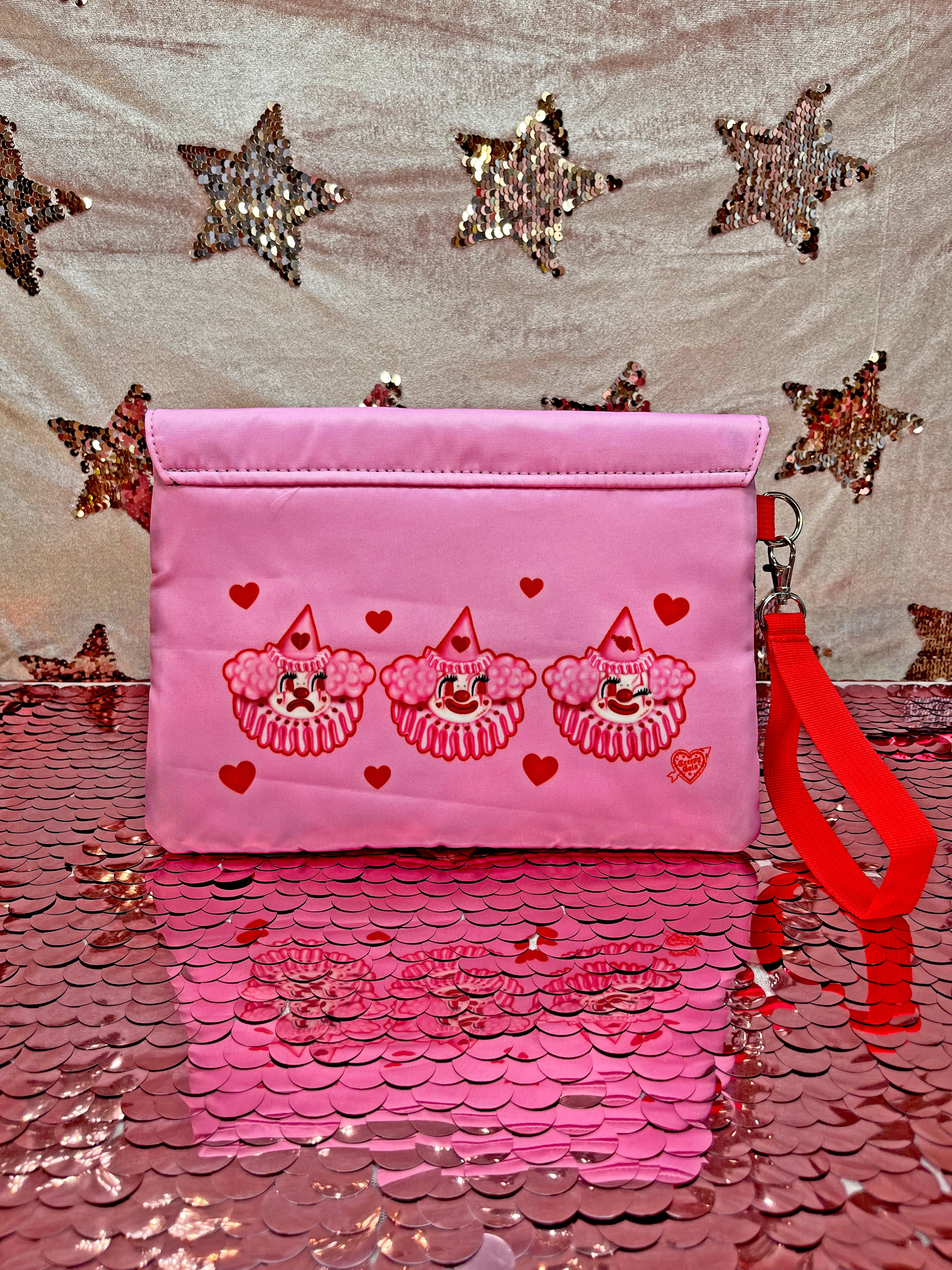 Smell Proof Bag with Lock- Sad Clown - Image 3