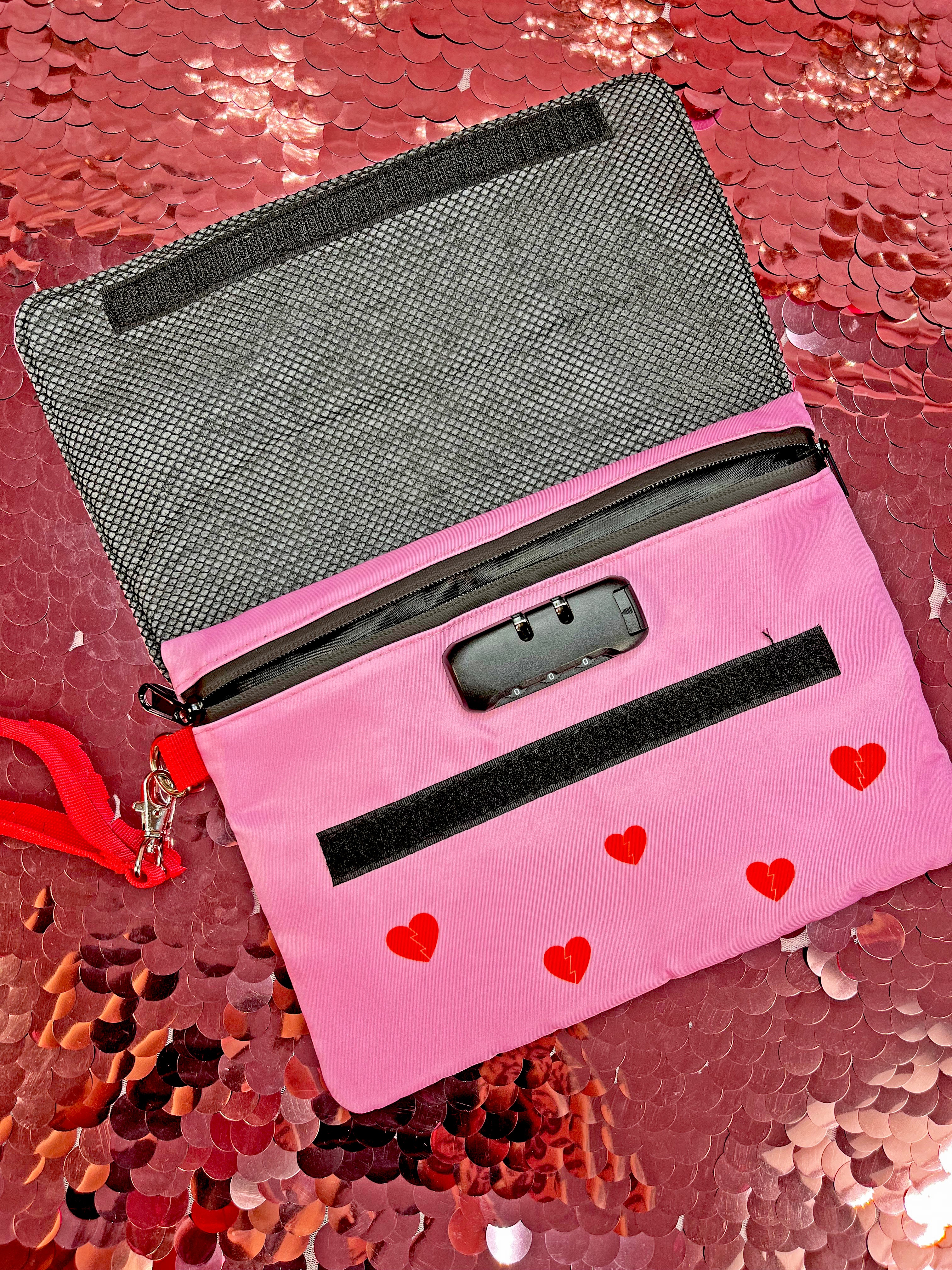 Smell Proof Bag with Lock- Sad Clown - Image 4