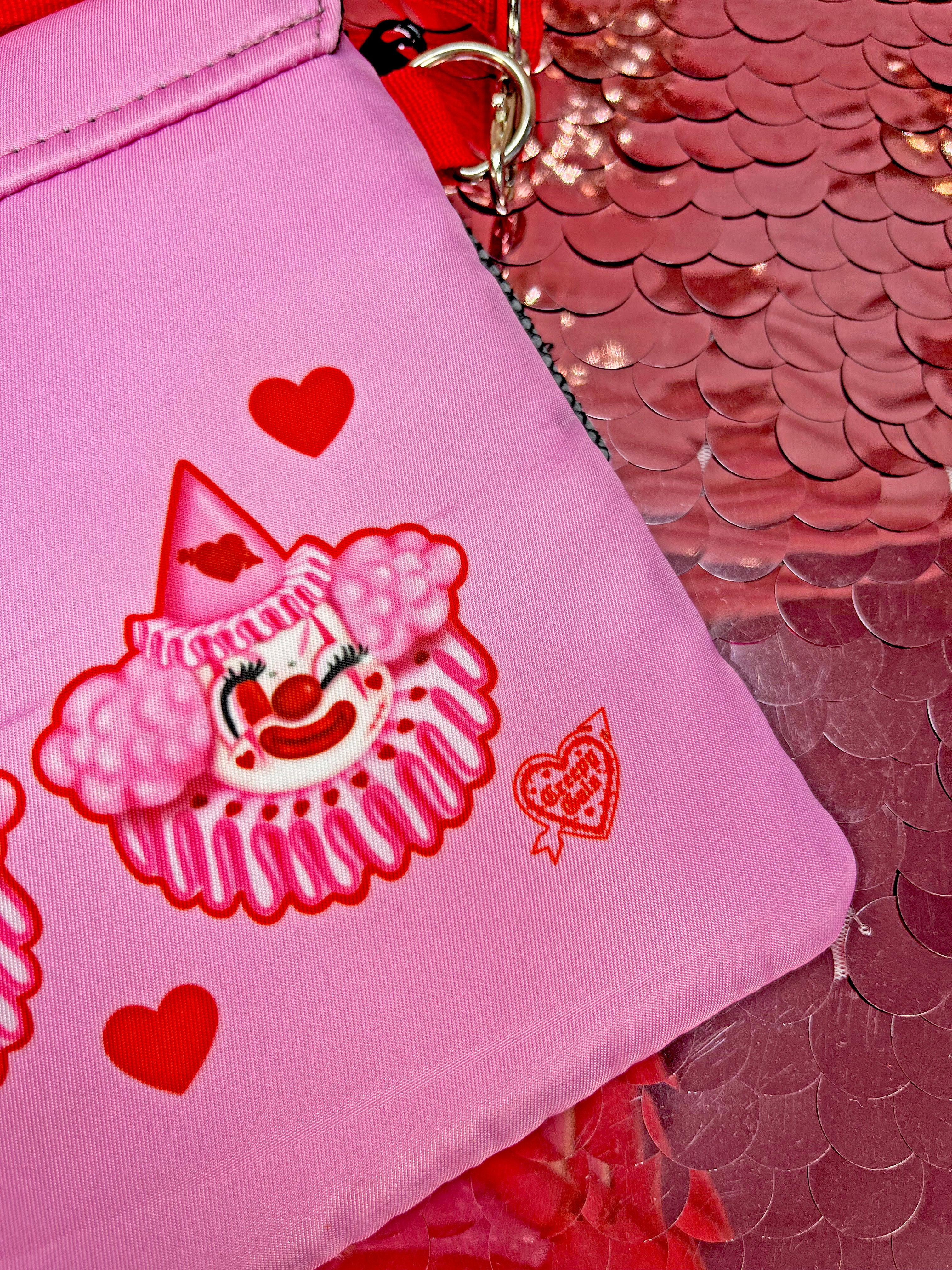 Smell Proof Bag with Lock- Sad Clown - Image 6