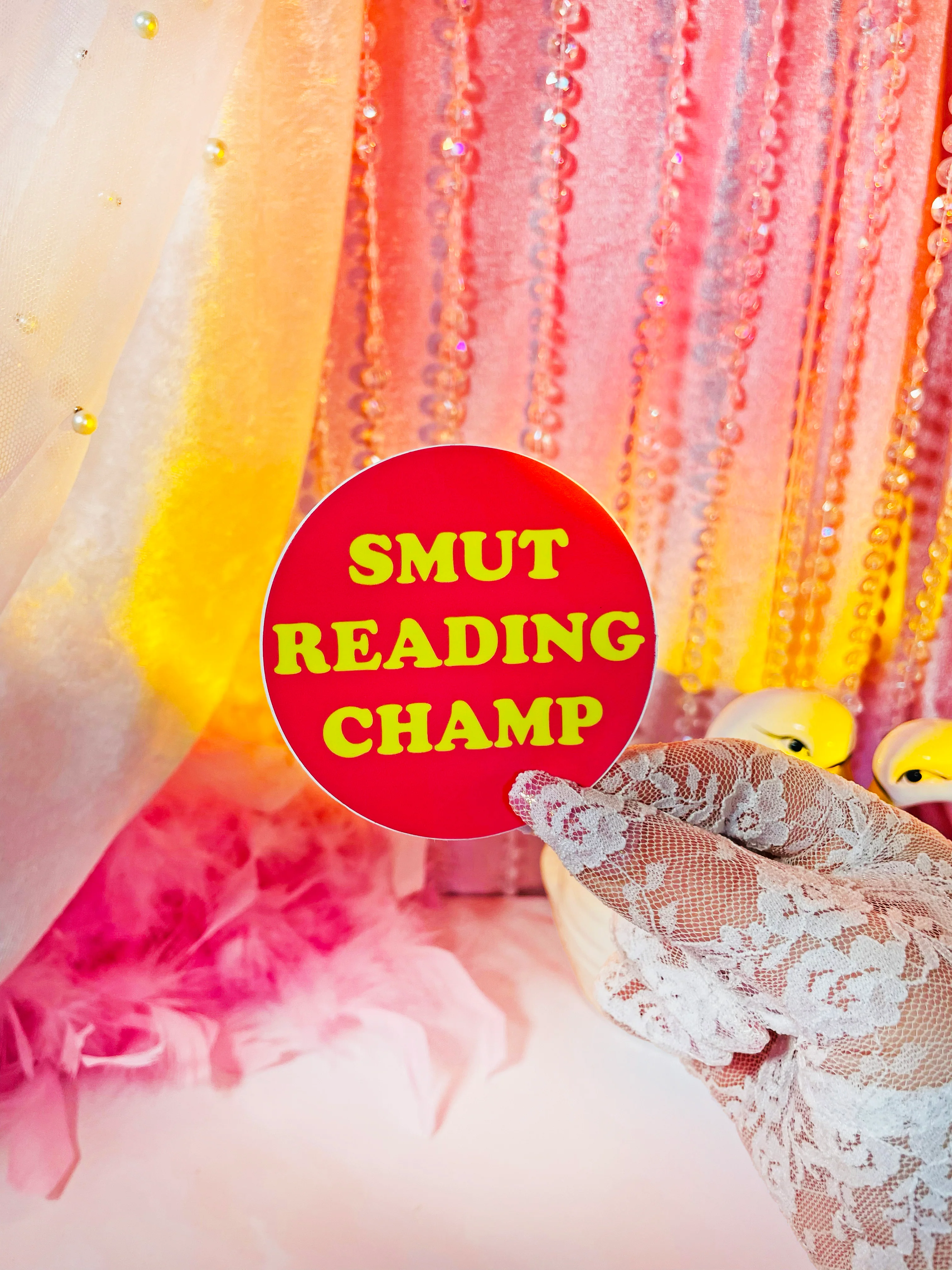 Smut Reading Champ Sticker - Image 3