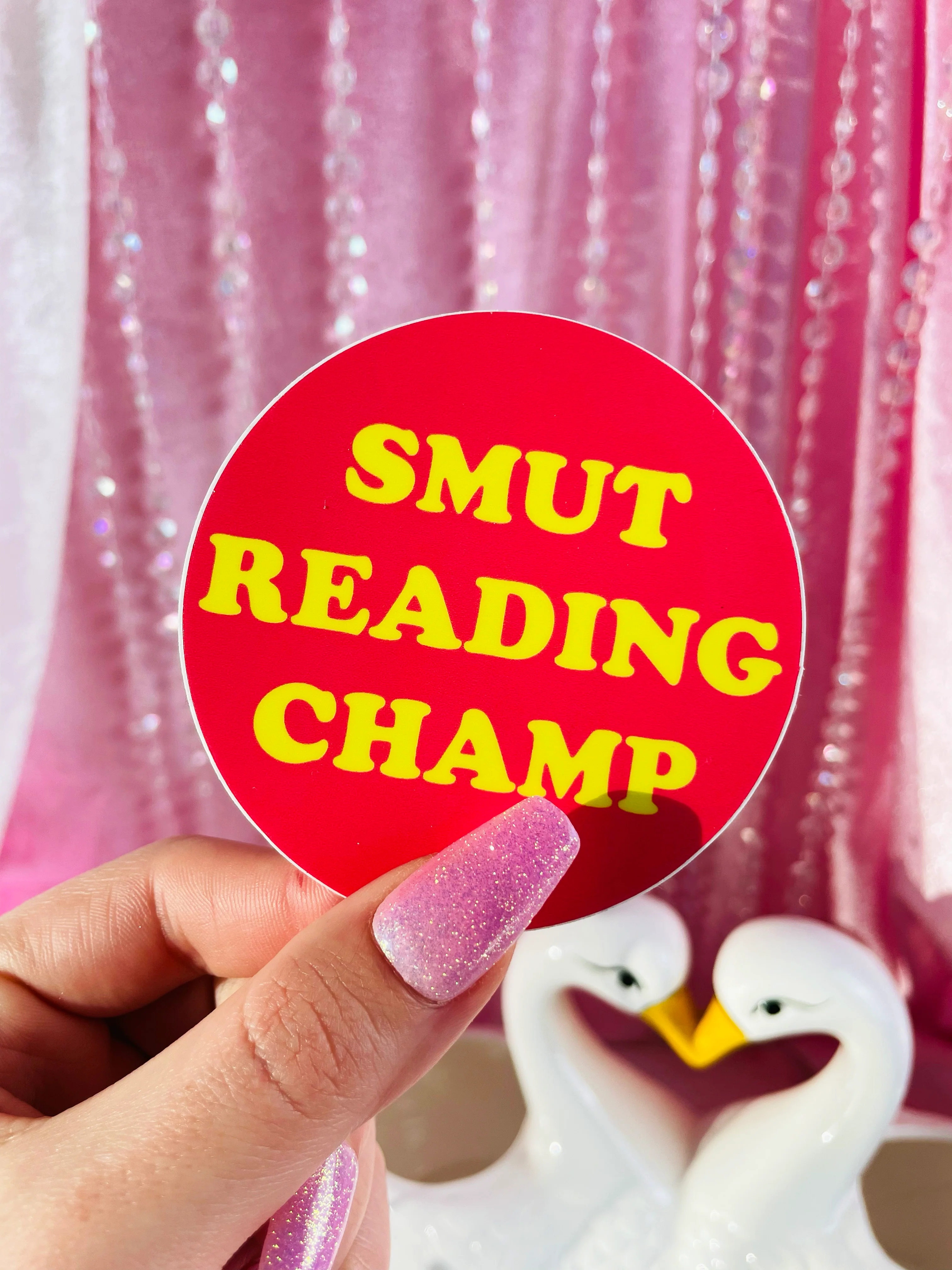 Smut Reading Champ Sticker - Image 4