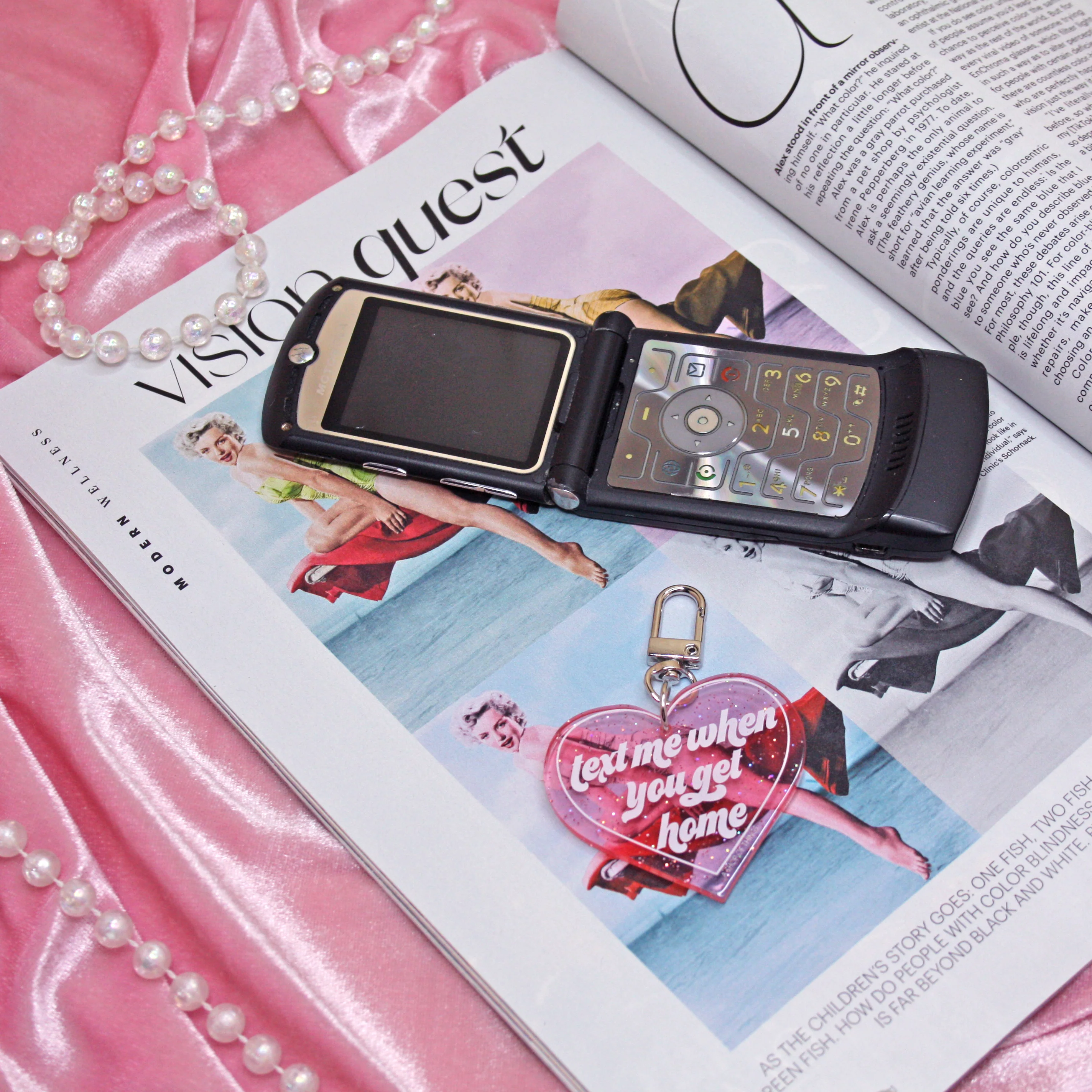 Text Me When You Get Home Keychain - Image 7