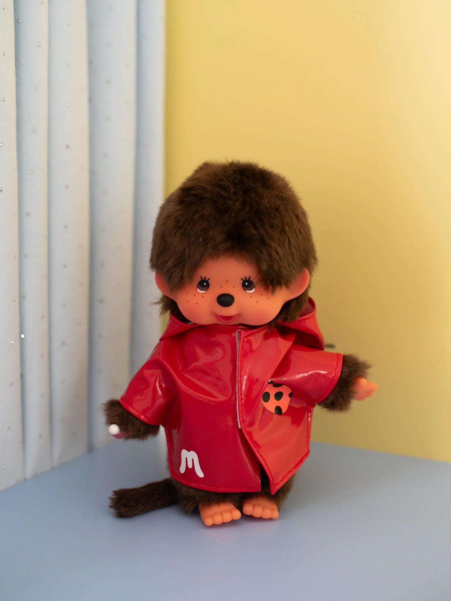 Ladybug Raincoat Monchhichi - Image 3