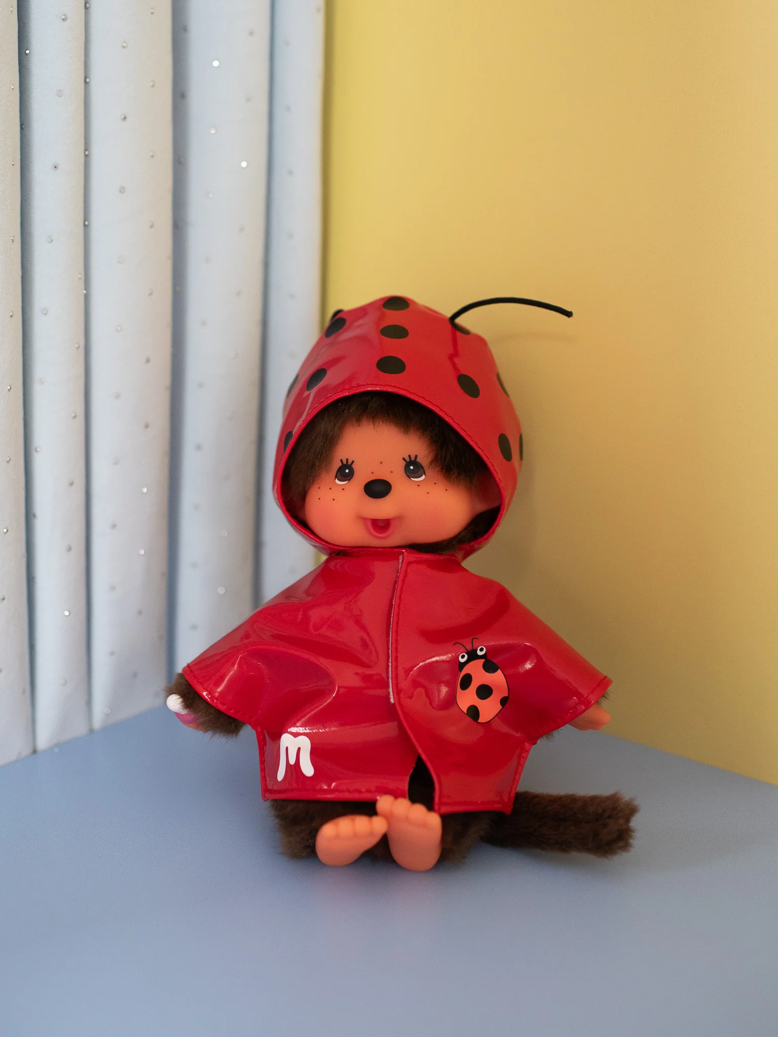 Ladybug Raincoat Monchhichi - Image 6