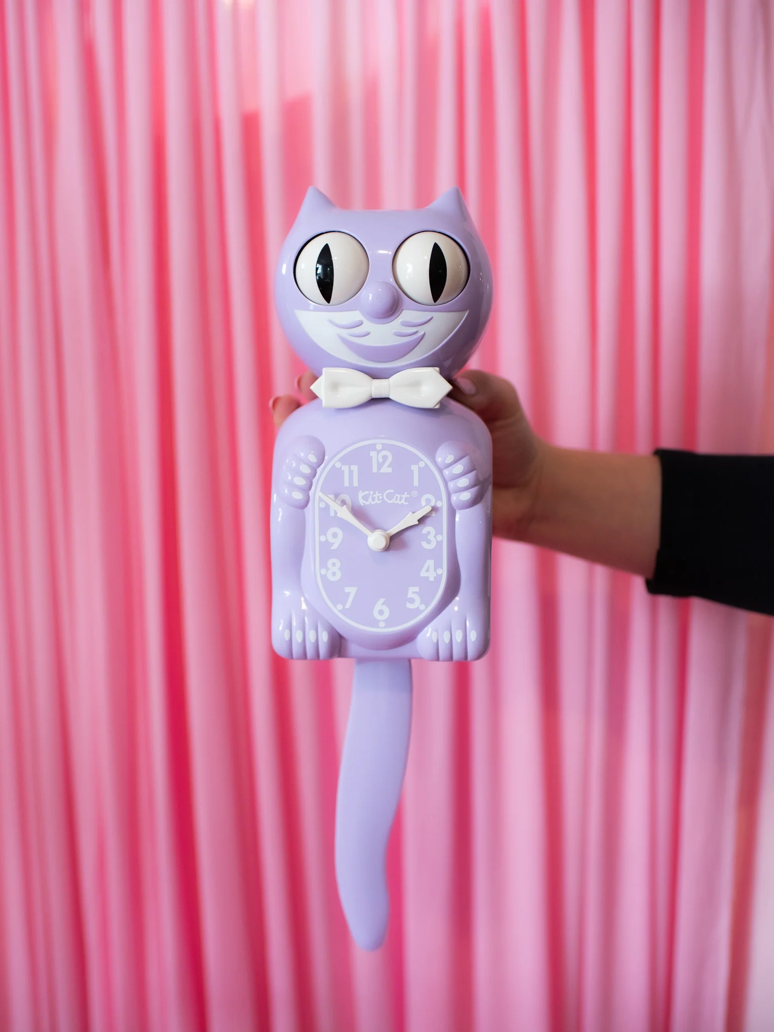 Pastel Lilac Kit-Cat Klock - Image 4