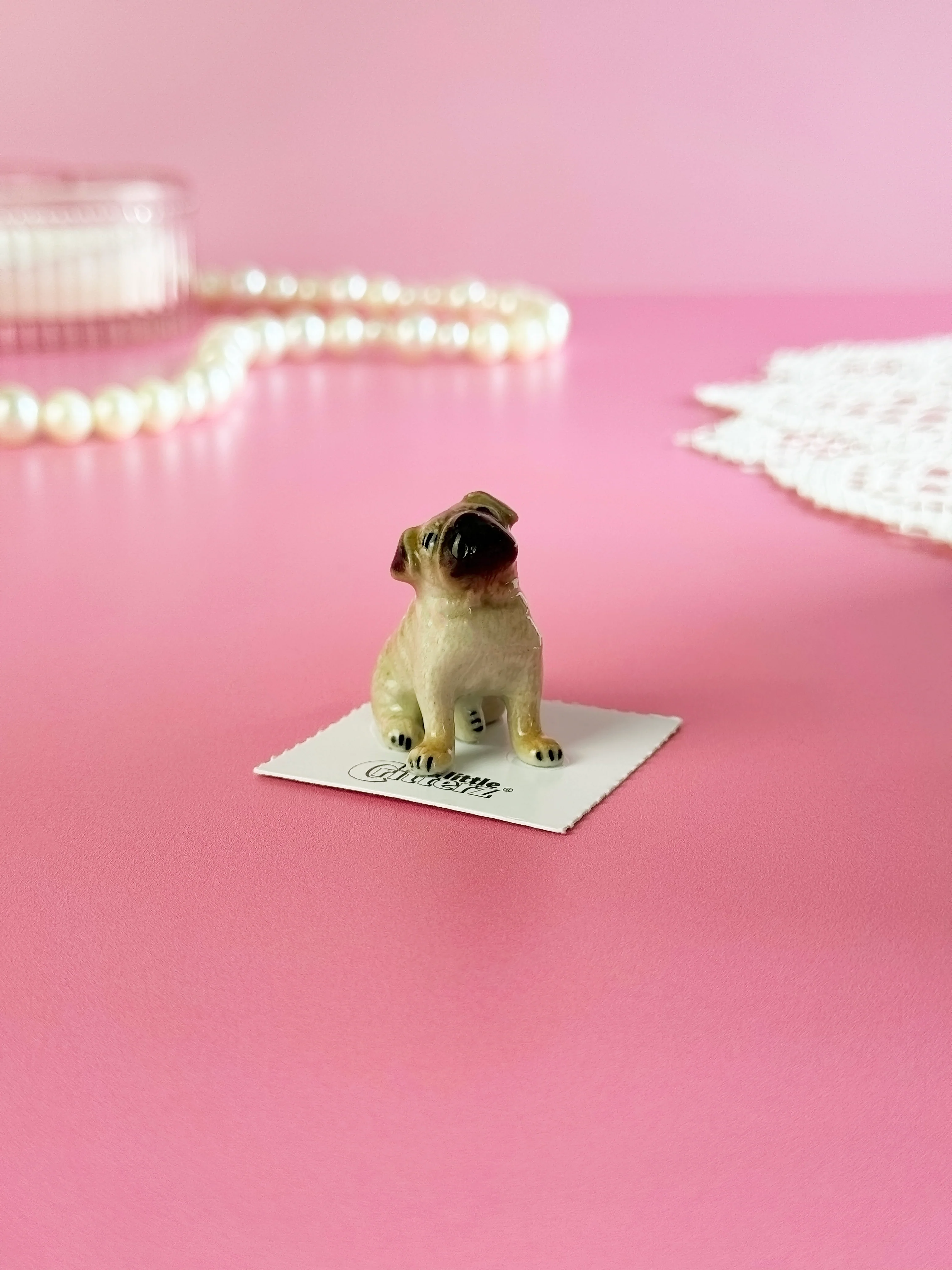 Pug Mini Porcelain Figurine - Image 5