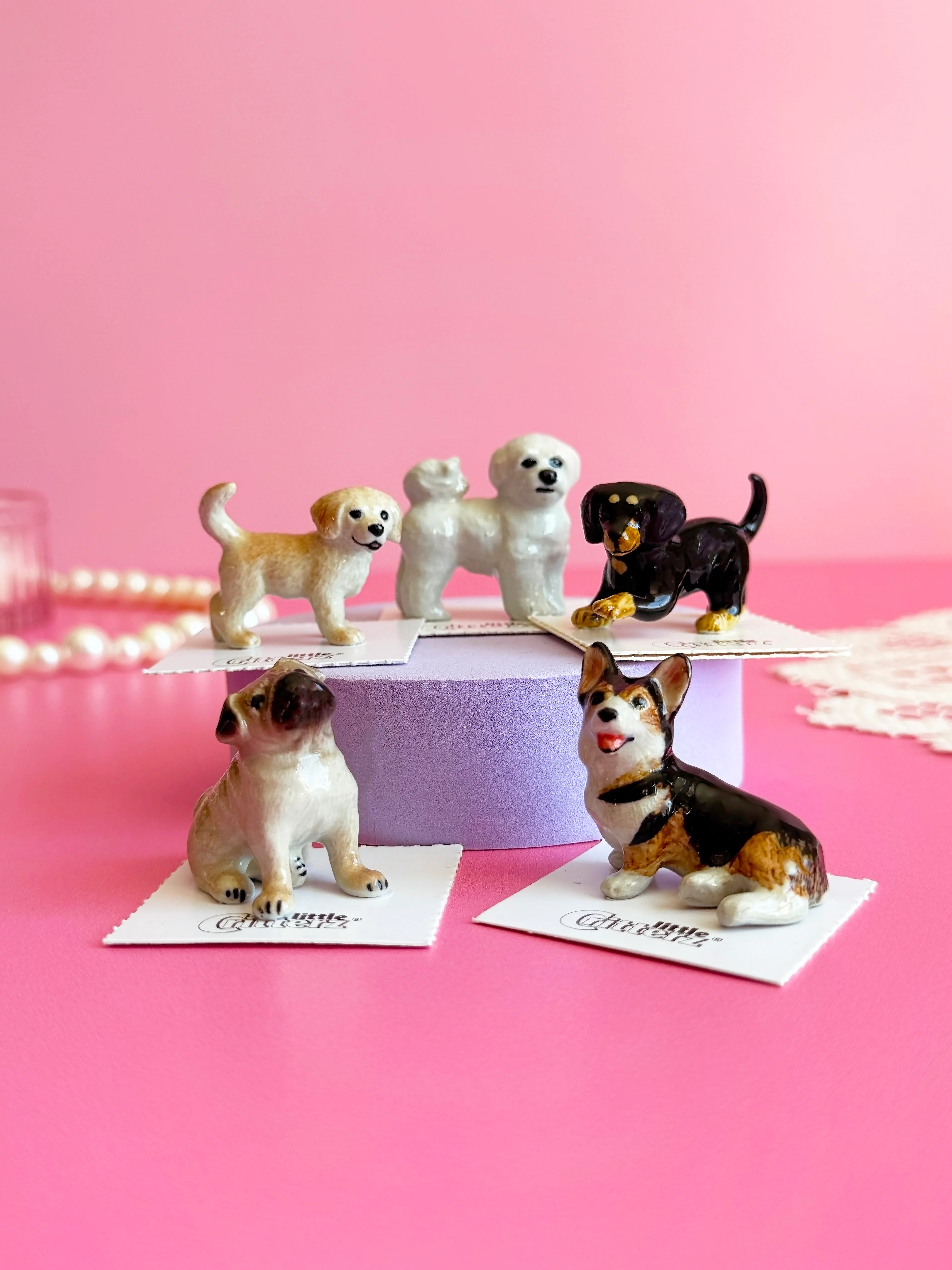 Pug Mini Porcelain Figurine - Image 6