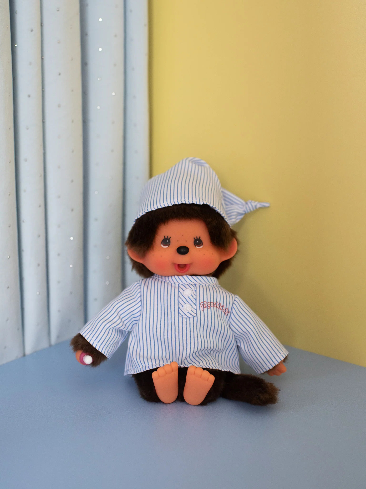 Striped Pajama Monchhichi - Image 3