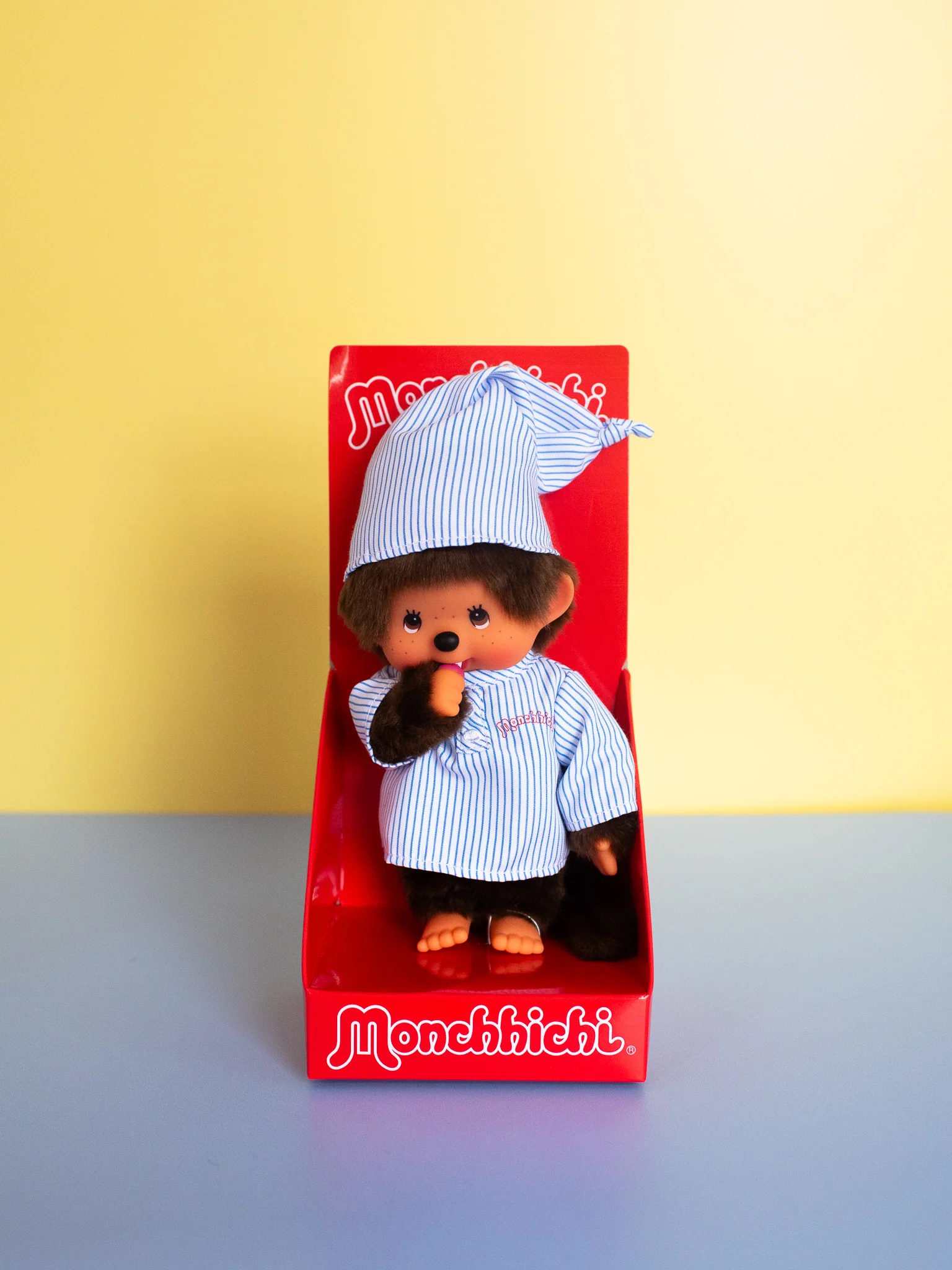 Striped Pajama Monchhichi - Image 4