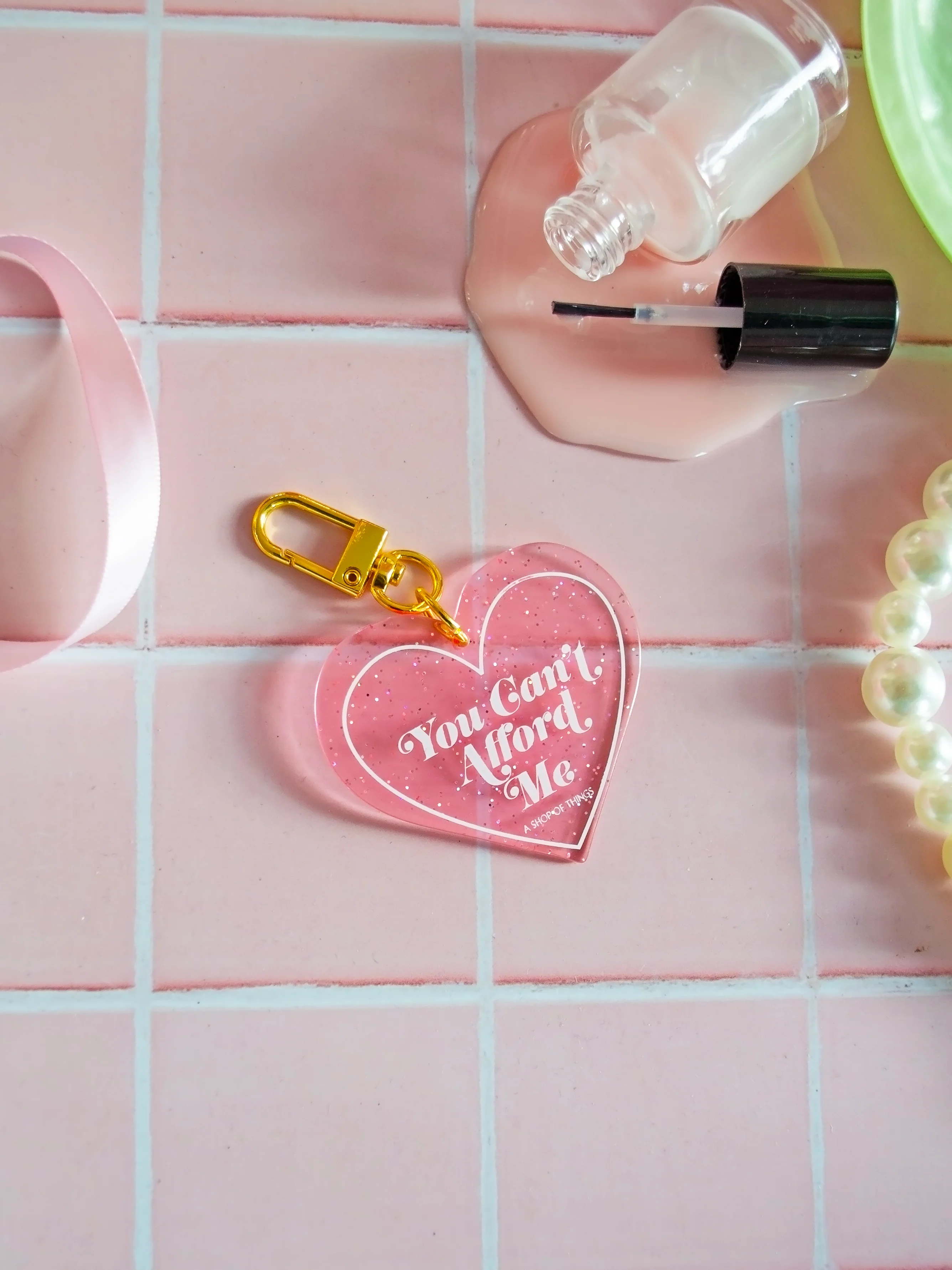 You Can't Afford me keychain - Image 4
