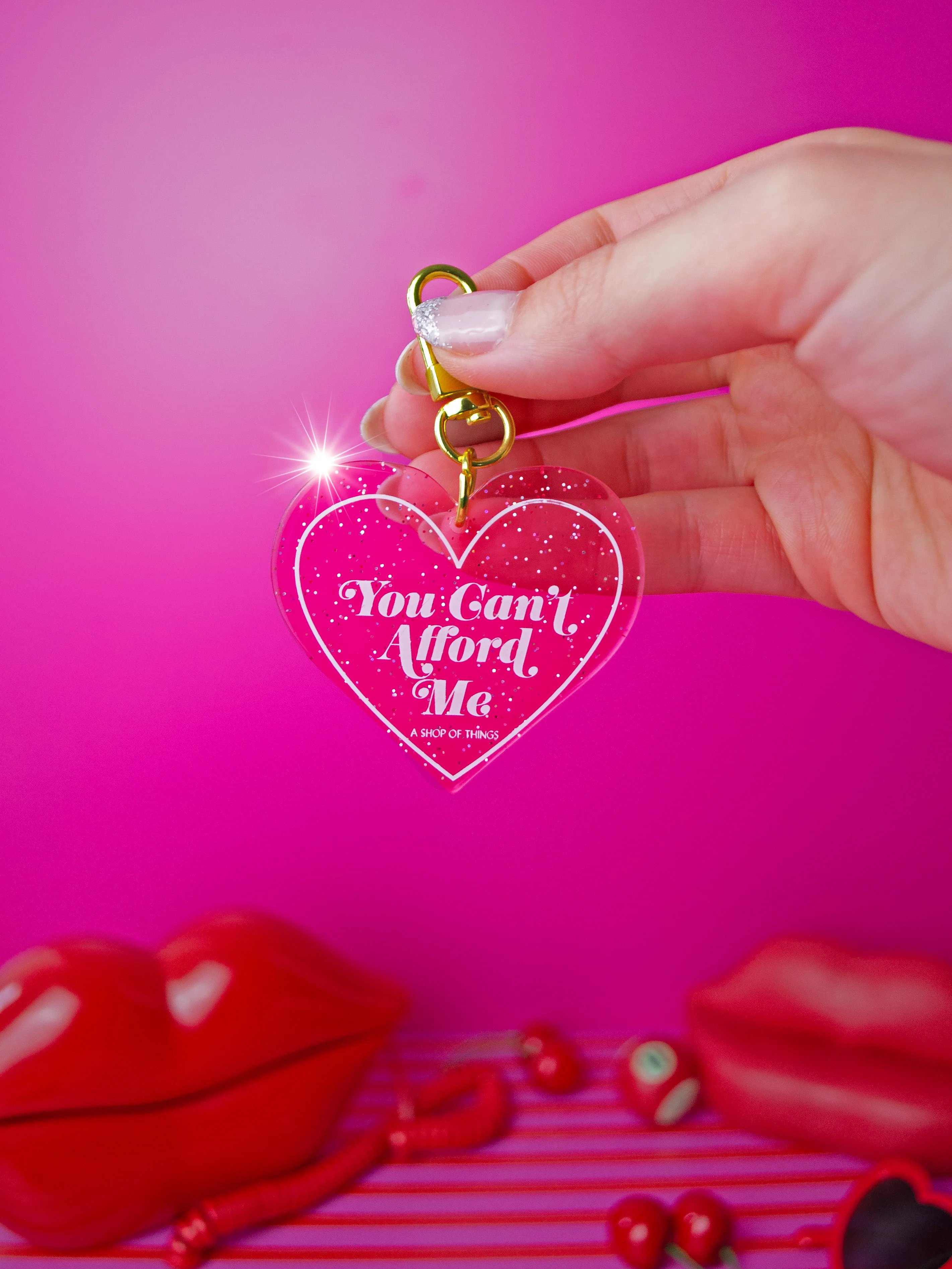 You Can't Afford me keychain - Image 5