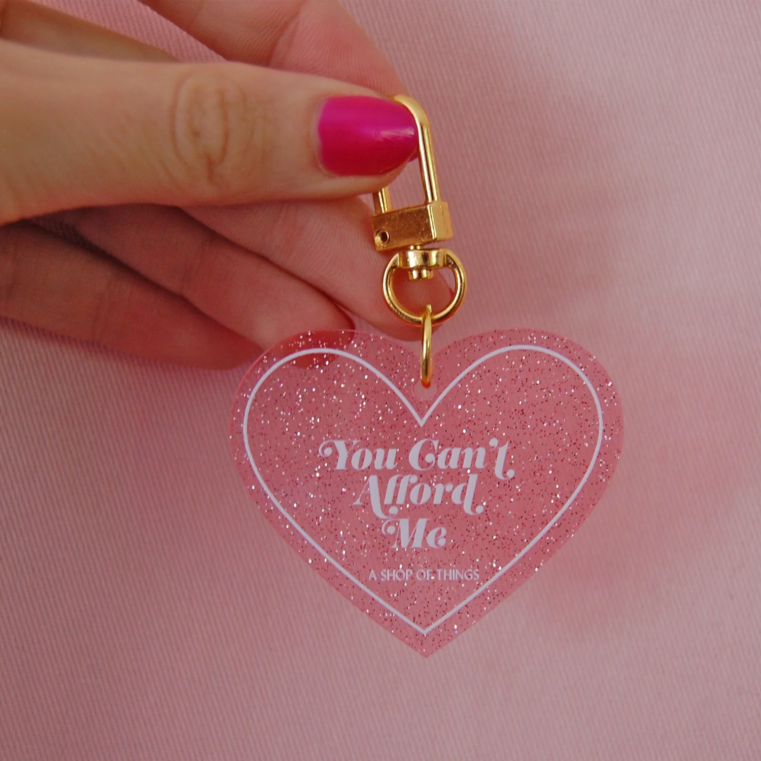 You Can't Afford me keychain - Image 8